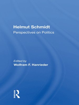 cover image of Helmut Schmidt